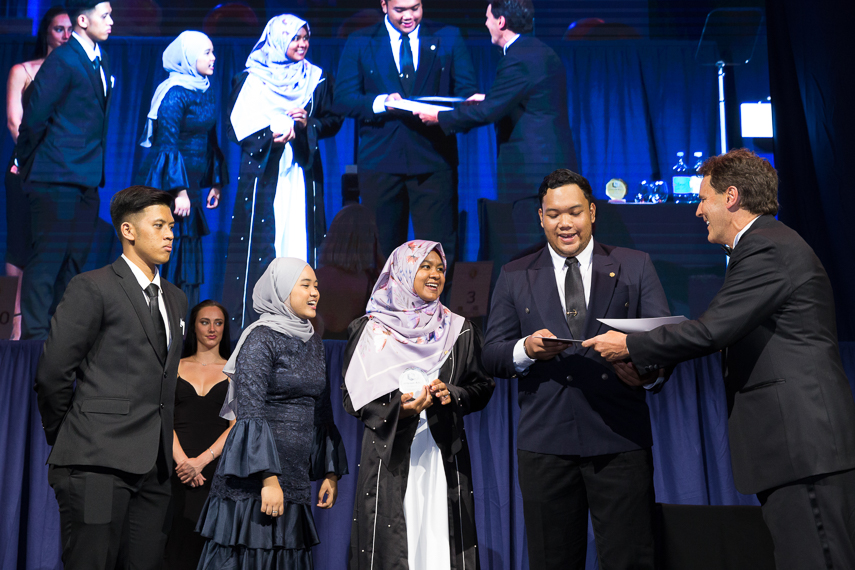 London corporate event photographer for black tie gala dinner